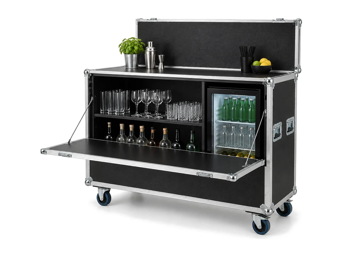 Bar Flightcases: illustration of a flightcase for this equipment