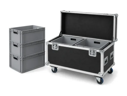 Euro Boxes (Plastic): illustration of a flightcase for this equipment
