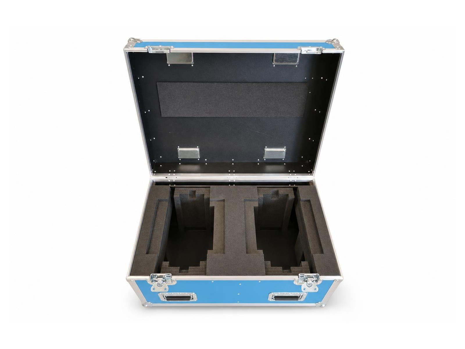 Case for Two Moving Heads, open, by Smart Cases