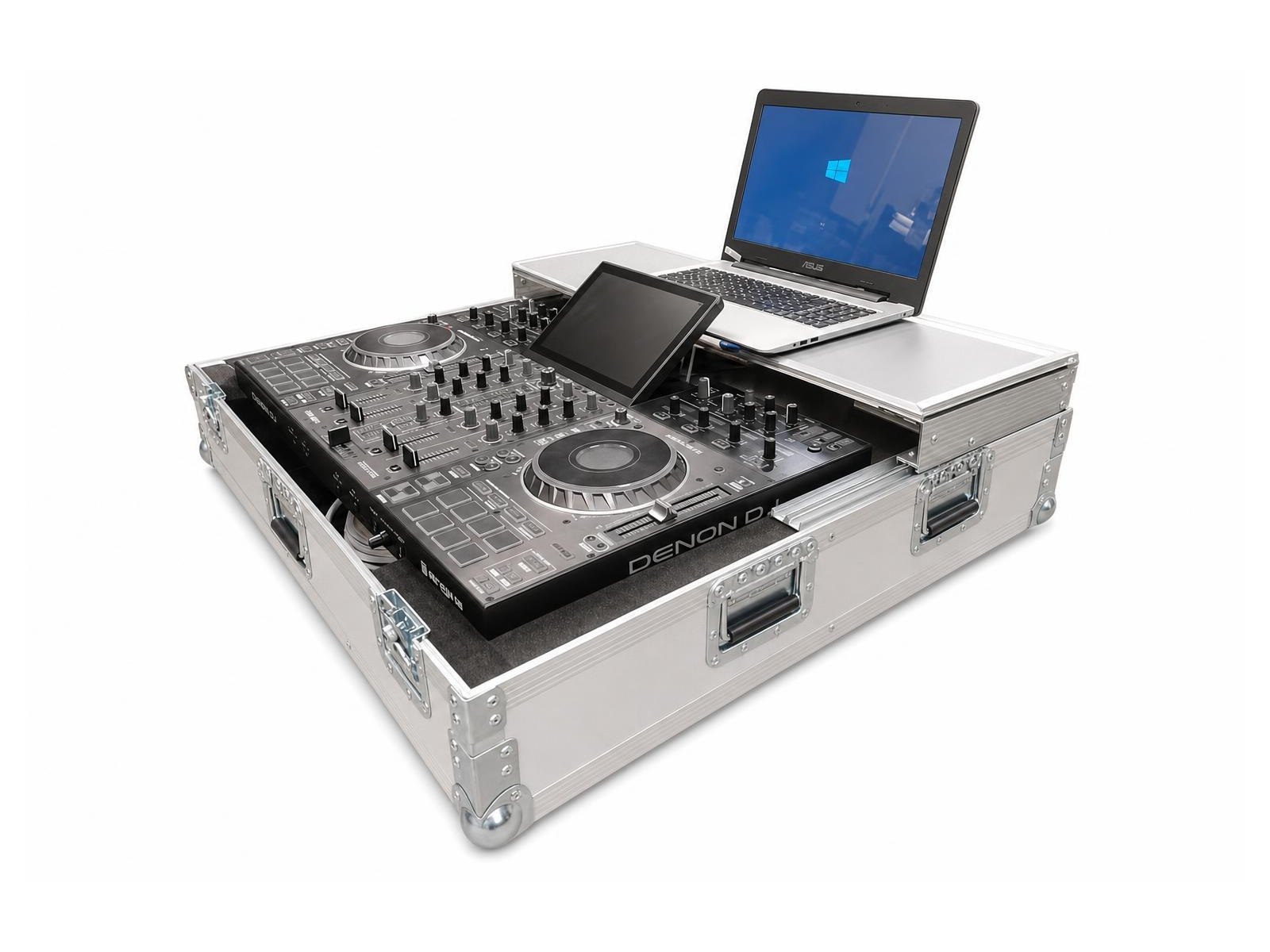 DJ Controller Case with Laptop Stand by Smart Cases