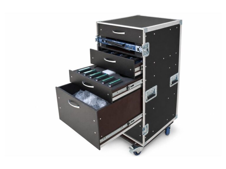 Drawer Case with Four Drawers, open, by Smart Cases