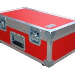 Red Camera Stabiliser Case with Hinged Lid, closed by Smart Cases
