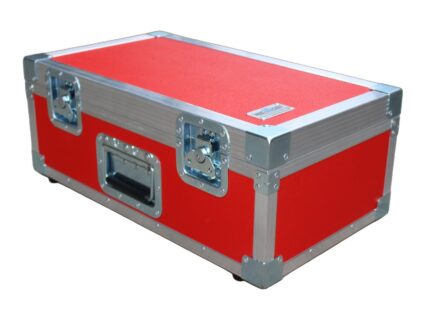 Red Camera Stabiliser Case with Hinged Lid, closed by Smart Cases