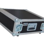Shallow 19-Inch Rack Case with Recessed Handles, closed by Smart Cases