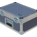 Сив кейс за обективи с шест кръгли джоба, затворен, от Smart Cases