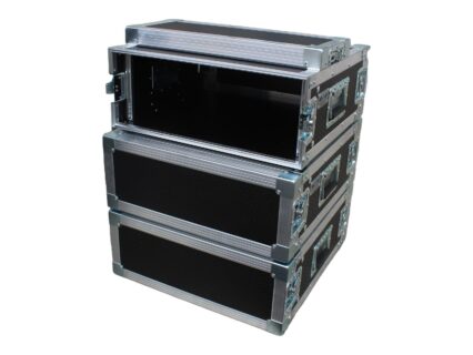 Batch of 4U Rack Cases with Lift-Off Lids by Smart Cases