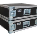 Pair of 19-Inch Rack Cases with Front Lids, closed by Smart Cases