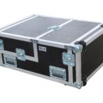 Широк кейс за пулт с платформа и надстройка, затворен, от Smart Cases