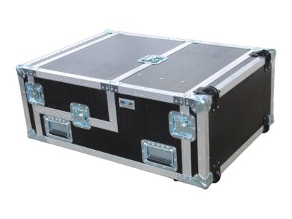 Широк кейс за пулт с платформа и надстройка, затворен, от Smart Cases