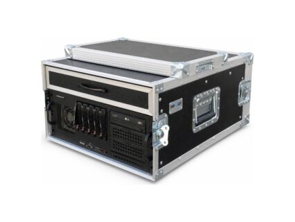 Matching Rack Cases with PC and Pull-Out Drawer by Smart Cases