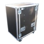 Висок 16U рак кейс на колелца, затворен, от Smart Cases