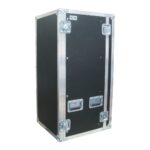 Tall Black Rack Case Without Castors, closed by Smart Cases