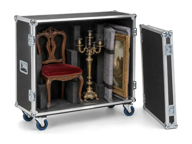 Stage Prop Flightcases: illustration of a flightcase for this equipment
