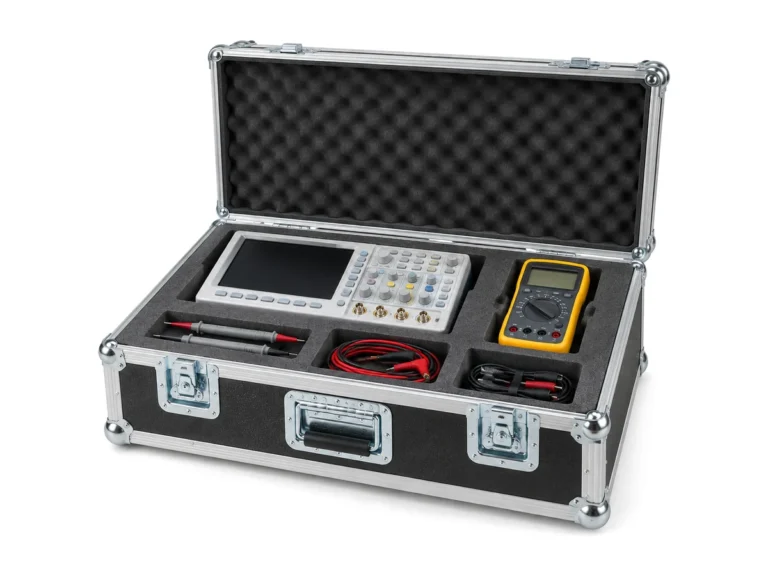 Testing Equipment Flightcases: illustration of a flightcase for this equipment